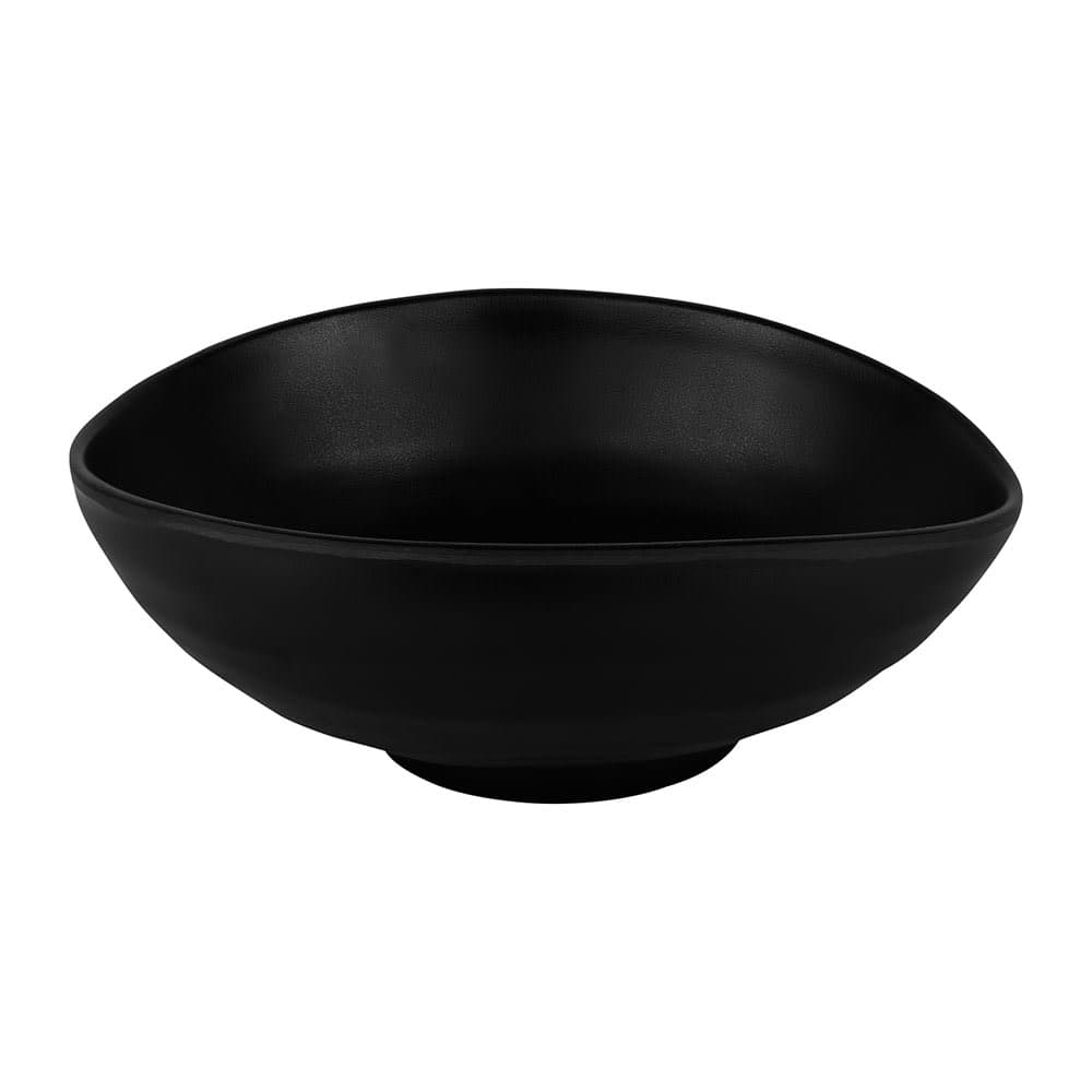 Elite Global Solutions 40 oz Oval Melamine Bowl, Black (JW1409-B)