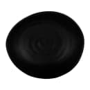 Elite Global Solutions 40 oz Oval Melamine Bowl, Black (JW1409-B) thumbnail 2