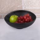Elite Global Solutions 40 oz Oval Melamine Bowl, Black (JW1409-B) thumbnail 6