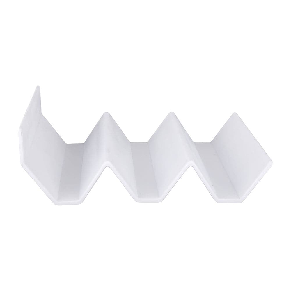 Elite Global Solutions 3 Slot Taco Holder - Melamine, White (JW322-W)