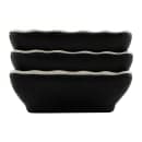 Elite Global Solutions 2 oz Melamine Sauce Dish - Melamine, Ebony/Sand (JW3252T-ES) thumbnail 6