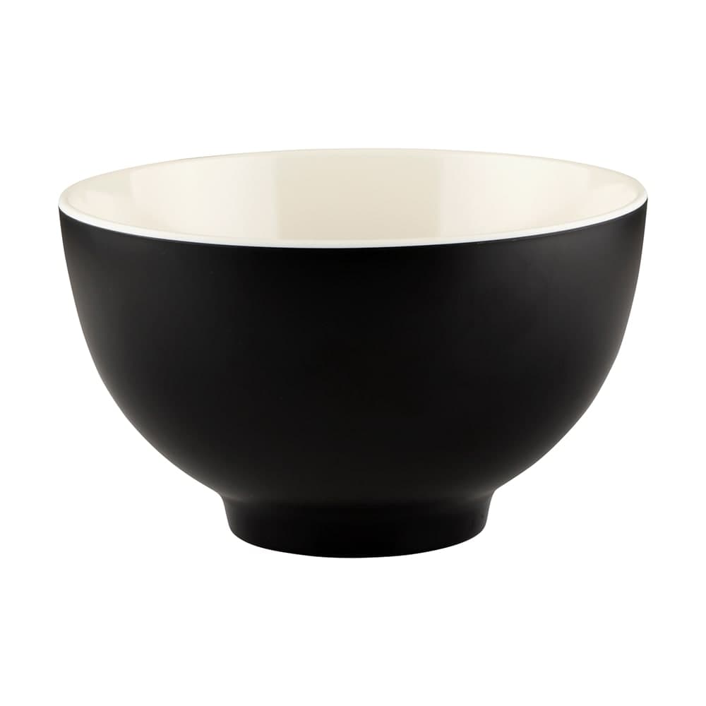 Elite Global Solutions 32 oz Round Melamine Bowl, Ebony/Sand (JW32T-ES)