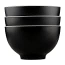 Elite Global Solutions 32 oz Round Melamine Bowl, Ebony/Sand (JW32T-ES) thumbnail 6