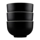 Elite Global Solutions 24 oz Round Melamine Bowl, Ebony/Sand (JW4432T-ES) thumbnail 6