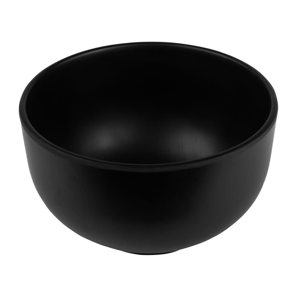 Elite Global Solutions 24 oz Round Melamine Bowl, Black (JW443-B)