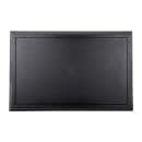 Elite Global Solutions 15 3/4" x 10 1/4" Rectangular Zen Tray - Melamine, Black (JW5216-B) thumbnail 4