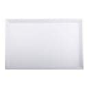 Elite Global Solutions 15 3/4" x 10 1/4" Rectangular Zen Tray - Melamine, White (JW5216-W) thumbnail 2