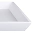 Elite Global Solutions 15 3/4" x 10 1/4" Rectangular Zen Tray - Melamine, White (JW5216-W) thumbnail 5