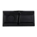 Elite Global Solutions 4 oz Melamine 2 Compartment Sauce Bowl - 5 7/8" x 2 7/8", Black (JW521-B) thumbnail 4