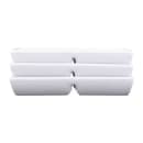 Elite Global Solutions 4 oz Melamine 2 Compartment Sauce Bowl - 5 7/8" x 2 7/8", White (JW521-W) thumbnail 7