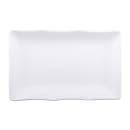 Elite Global Solutions 8 1/4" x 5 1/8" Rectangular Zen Tray - Melamine, White (JW5408-W) thumbnail 2