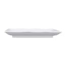 Elite Global Solutions 8 1/4" x 5 1/8" Rectangular Zen Tray - Melamine, White (JW5408-W) thumbnail 3