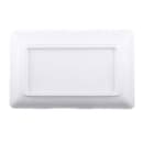 Elite Global Solutions 8 1/4" x 5 1/8" Rectangular Zen Tray - Melamine, White (JW5408-W) thumbnail 4
