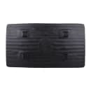 Elite Global Solutions 8 5/8" x 4 3/4" Rectangular Zen Tray - Melamine, Black (JW5409-B) thumbnail 4