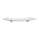 Elite Global Solutions 8 5/8" x 4 3/4" Rectangular Zen Tray - Melamine, White (JW5409-W) thumbnail 3