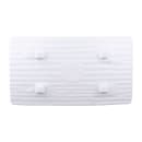 Elite Global Solutions 8 5/8" x 4 3/4" Rectangular Zen Tray - Melamine, White (JW5409-W) thumbnail 4