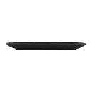 Elite Global Solutions 11" x 4 5/8" Rectangular Zen Tray - Melamine, Black (JW5411-B) thumbnail 3