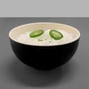 Elite Global Solutions 48 oz Round Melamine Bowl, Ebony/Sand (JW542T-ES) thumbnail 7