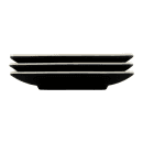 Elite Global Solutions 5" Square Melamine Plate, Ebony/Sand (JW552T-ES) thumbnail 6