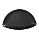 Elite Global Solutions Half Moon Serving Tray - 9 3/4"L x 6 1/4"W, Melamine, Black (JW6014-B) thumbnail 2