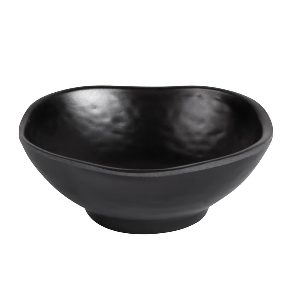 Elite Global Solutions 6 oz Round Melamine Bowl, Black (JW6032-B)