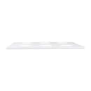 Elite Global Solutions 11" x 6 1/2" Rectangular Zen Ramekin Plate - Melamine, White (JW6TB-W) thumbnail 3