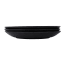 Elite Global Solutions 7 3/4" Round Melamine Salad Plate, Black (JW7007-B) thumbnail 6