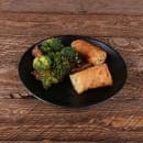 Elite Global Solutions 7 3/4" Round Melamine Salad Plate, Black (JW7007-B) thumbnail 7
