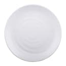 Elite Global Solutions 7 3/4" Round Melamine Salad Plate, White (JW7007-W) thumbnail 2