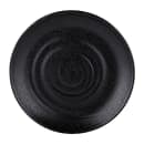 Elite Global Solutions 8 1/2" Round Melamine Salad Plate, Black (JW7008-B) thumbnail 2