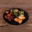 Elite Global Solutions 9 1/4" Round Melamine Dinner Plate, Black (JW7009-B) thumbnail 6