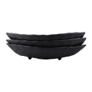 Elite Global Solutions 12" Triangular Zen Platter- Melamine, Black (JW7012-B) thumbnail 7