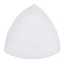 Elite Global Solutions 12" Triangular Zen Platter - Melamine, White (JW7012-W) thumbnail 2