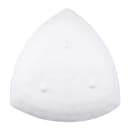 Elite Global Solutions 12" Triangular Zen Platter - Melamine, White (JW7012-W) thumbnail 4