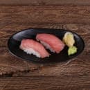 Elite Global Solutions 7 1/4" x 4 1/2" Oval Melamine Salad Plate - Black (JW7307-B) thumbnail 6