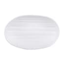 Elite Global Solutions 8" x 5 1/8" Oval Melamine Salad Plate - White (JW7308-W) thumbnail 2
