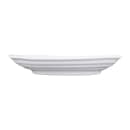 Elite Global Solutions 8" x 5 1/8" Oval Melamine Salad Plate - White (JW7308-W) thumbnail 3