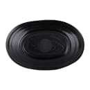Elite Global Solutions 9" x 5 3/4" Oval Melamine Dinner Plate - Black (JW7309-B) thumbnail 4