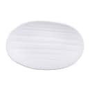 Elite Global Solutions 9" x 5 3/4" Oval Melamine Dinner Plate - White (JW7309-W) thumbnail 2