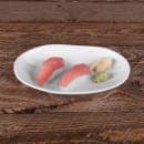 Elite Global Solutions 9" x 5 3/4" Oval Melamine Dinner Plate - White (JW7309-W) thumbnail 6