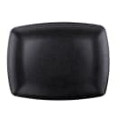 Elite Global Solutions 15" x 11 3/8" Rectangular Zen Platter - Melamine, Black (JW7315-B) thumbnail 2