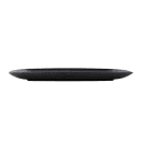 Elite Global Solutions 15" x 11 3/8" Rectangular Zen Platter - Melamine, Black (JW7315-B) thumbnail 3