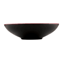 Elite Global Solutions 44 oz Round Melamine Bowl, Black/Red (JW92T-BR) thumbnail 3