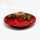Elite Global Solutions 9" Round Melamine Dinner Plate, Black/Red (JW99R2T-BR) thumbnail 7
