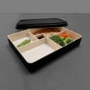 Elite Global Solutions Lid for Karma Bento Box - 11 1/4" x 8 3/4", Melamine, Ebony/Sand (JWL11852T-ES) thumbnail 7