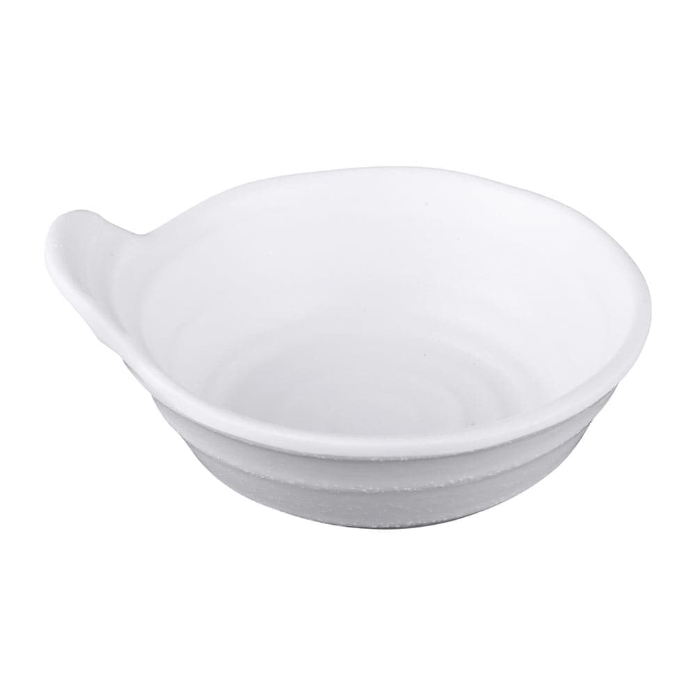 Elite Global Solutions 6 oz Melamine Sauce Bowl - Melamine, White (JWT55-W)