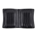 Elite Global Solutions 5 5/8" x 3 3/8" Rectangular Zen Tray - Melamine, Black (JWT58-B) thumbnail 2