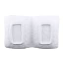 Elite Global Solutions 5 5/8" x 3 3/8" Rectangular Zen Tray - Melamine, White (JWT58-W) thumbnail 4