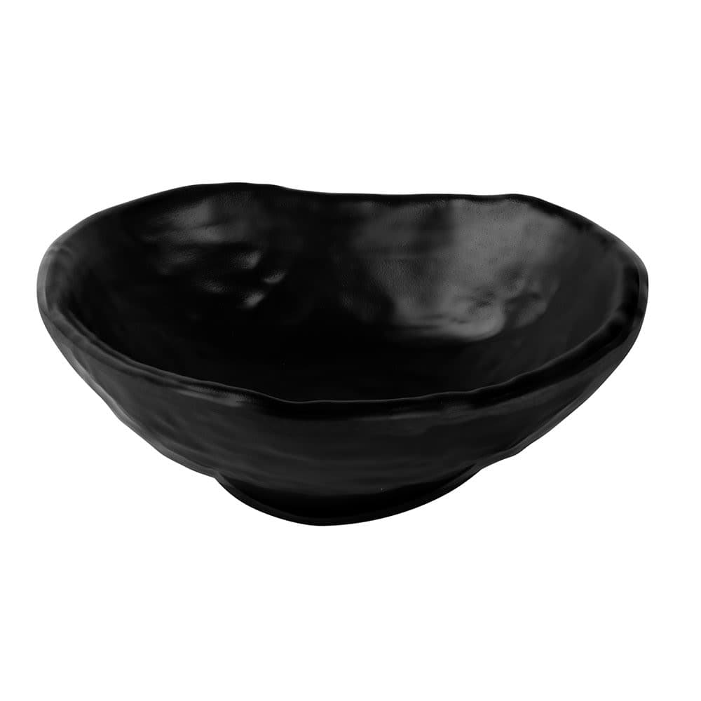 Elite Global Solutions 7 oz Round Melamine Bowl, Black (JWT65-B)
