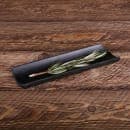 Elite Global Solutions 6 3/4" x 1 3/4" Rectangular Zen Towel Plate - Melamine, Black (JWTR07-B) thumbnail 7